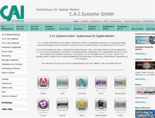 Tablet Screenshot of cai-systeme.com